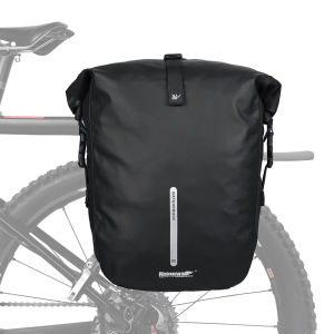 Rhinowalk Bicycle Pannier Bag 20L Waterproof Multifunctional Quick release Bike Rear Rack Bag Travel Cycling Side Bag Luggage Storage Backpack Portable Shoulder Bag Bicycle Accessories For Mountain Road Touring Folding Bike