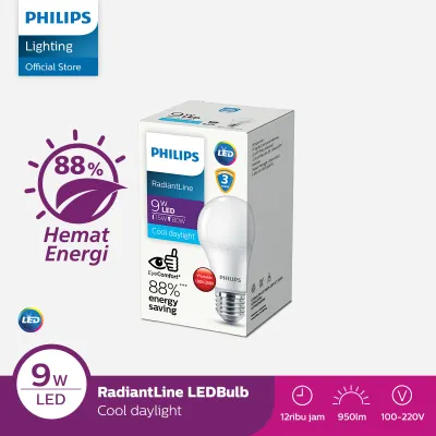 Philips Lampu LED RadiantLine LED Bulb 6500K Putih 9 Watt
