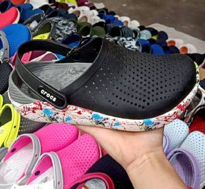 รองเทาหัวโตพื้นทูทูน Crocs Literide Clog รองเท้าแตะผช รองเท้าแตะผญ รองเท้าครอส์