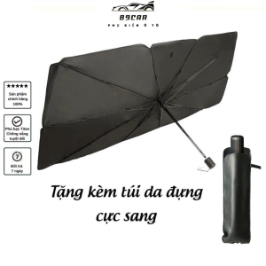 Ô che nắng kính lái ô tô gấp gọn ô chắn nắng xe hơi tặng kèm bao da cao cấp