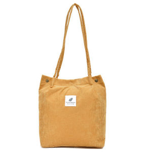 QS1318 Tas Bahu Wanita Kanvas Tote Bag Fashion Korea
