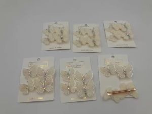 2pcs set Hair Clip Set Hair Pins Korean Fashion Shiny Retro Hairpin Girls