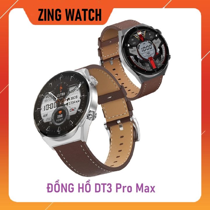 Đồng hồ thông minh DT3 Pro Max - Màn Hình Tròn HD 1.45, Hỗ trợ nghe gọi ...