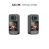 SJCAM C400 4K HD Handheld Action Camera 2.29-inch Rotating  Screen Remote Control Handle Digital Pocket 400 Camera  Anti Shake Portable Vlogging Camera Supports 512GB