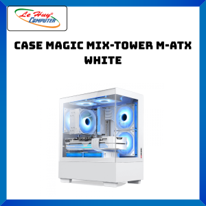 Case Magic Mix-Tower M-ATX White - Hàng Chính Hãng