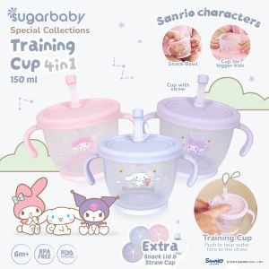 SugarBaby Training Cup 4in1 Sanrio Collection Gelas Anak