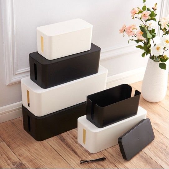 Cable Storage Organiser Management Box Organizer Extension Computer ...