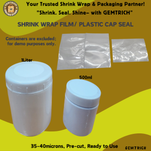 Shrink Wrap Film for Packaging Container/Shrinkable Plastic seal/Cap seal for 500ml to 1liter