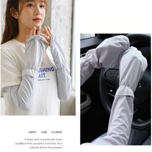 Găng tay chống nắng chống tia UV cỡ lớn vải thông hơi bao tay đi nắng cho nam nữ dùng khi lái xe