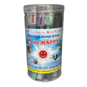 Combo 25 cây bàn chải đánh răng Dr.Happy-Bàn chải lon 25 cây