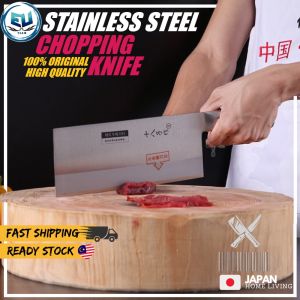 Pisau Dapur Besi Tahan Karat Stainless Steel Chopping Knife Kitchen Household Bone Meat Ayam Daging 菜刀（砍骨刀）