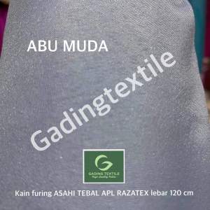 ( per 1 meter ) Kain furing ASAHI APL RAZATEX lebar 120 cm bahan furing lapisan baju batik gamis brukat craft dekorasi background foto