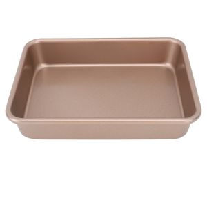 KENJE Carbon Steel Baking Pan Rectangular Non-Stick Baking Sheet Tray Easy to Clean Rolled edge Rectangular Sheet Pan Home Kitchen DIY Baking