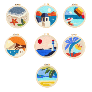 Đấm Bộ dụng cụ thủ công cho dày sợi len và vải lanh căng thẳng Relief hoạt động trang trí nội thất dự án