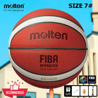 Molten FIBA BG4500 BG5000 Size 7# PU Leather Material Basketball Ball Official Match basketball Indoor Outdoor Basketball Training Equipment Free Gifts