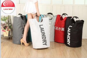 Laundry Bag Foldable Laundry Basket Large Dirty Laundry Basket Hamper Sorter Oxford Cloth Dirty Clot