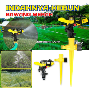 RAJA SANON KINCIR Alat Penyiram Tanaman Otomatis Taman Rotasi 360 Sprinkler Siram Kebun Rumput  -