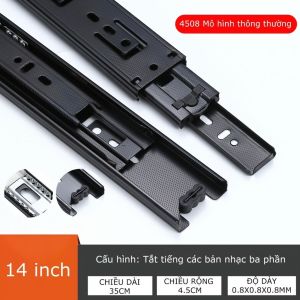 Ngăn Kéo Tủ Thanh Tủ Bếp Quần Áo 3 Tầng 25cm-50cm (Gía 1 Căp) -Lumbley