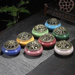 Lư xông gốm đốt trầm đốt hương lư đốt trầm hương