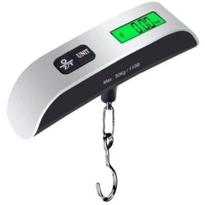IMUTO 50 kg/ 110lb Portable Electronic Digital Luggage Scale Travel Weighing Hanging Scale