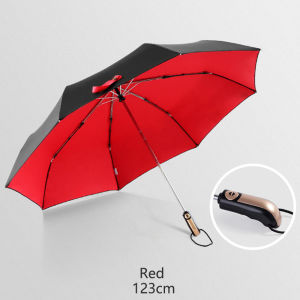Genuine Brand Large Folding Umbrella Rain 1.23 Meters Business Men Automatic Umbrellas Windproof Male Parasol
