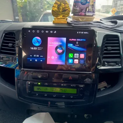 จอตรงรุ่น TOYOTA Fortuner ปี 2006 -2013 จอ ALPHA T7 QLED 1.5K CPU8คอ RAM4 ROM32 มี DSP/ASP ระบบ Android AndriodWifi จอตรงรุ่น แอนดรอยตรงรุ่น