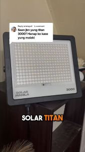 SOLAR MANILA Solar Titan Flood Light 3500LM TRICOLOR Remote IP66 LIFEPO4 Outdoor Light【Fast Delivery】