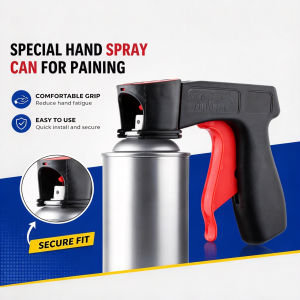 Paint Spray Gun Aerosol Can Trigger Adapter Portable Handheld Gun Adjustable Spray Pattern Easy Grip Smooth Trigger for Car Painting & DIY Coating