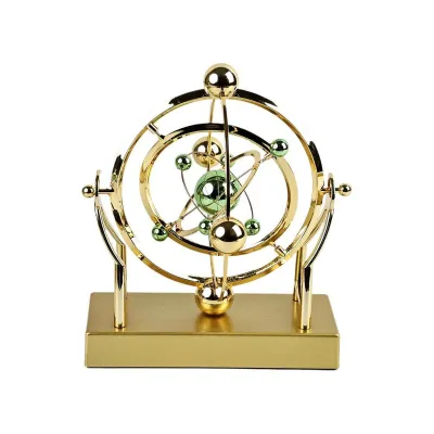 【High-quality】 Celestial Orbit Pendulum Perpetual Motion Machine Kinetic Art Desk Decor Astronomy Model for Home Rotating Sculpture