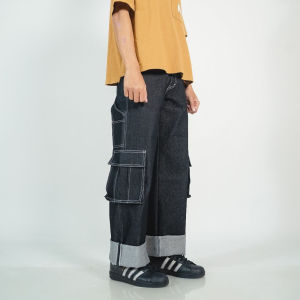 Notbadclub - Gorynich - Celana Panjang Denim Cargo Carpanter