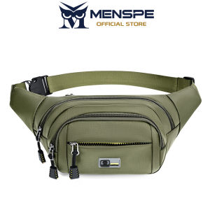 MENSPE Mens Chest Bag Fashion Waist Bag Multifunctional Crossbody Bag Waterproof Sports Bag Large Capacity Casual Bag Messenger Bag Shoulder Bag Outdoor Fitness Bag Travel Bag Business Bag