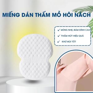 MIẾNG DÁN THẤM HÚT MỒ HÔI NÁCH SIÊU MỎNG KHỬ MÙI | PAD CHỐNG Ố ÁO SET 20 CẶP 40 MIẾNG