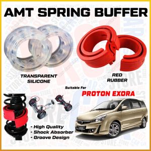 ♾️ For Proton Exora AMT Car Spring Buffer Shock Absorber Spring Rubber Bumper Cushion Transparent Silicone Buffer