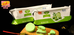 BÁNH IN TRÀ XANH TÂN HUÊ VIÊN - TÚI 360G (TÚI 6 CÁI)