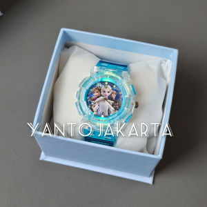 Jam tangan anak perempuan frozen set kado