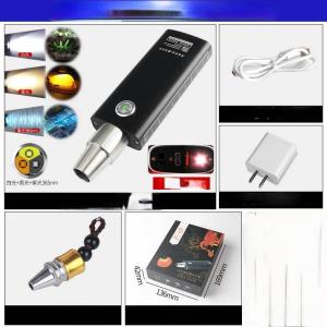 Senter LED Batu Permata Akik Mulia Giok Profesional / 3 Warna / IP46
