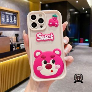 IC Softcase SS911 Casing Hp XIAOMI REDMI A1 A2 REDMI A3 REDMI 9 POCO M2 9A 9C 10A 10 12 REDMI 12C 11A 13C POCO C65 REDMI NOTE 8 NOTE 9 NOTE 10 POCO M5S 11S NOTE 11 PRO NOTE 12 PRO NOTE 13 PRO PLUS Case Sweet Pink Cutie Bear Silikon Premium 3D