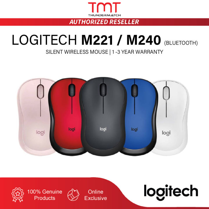 Logitech M221 M240 Bluetooth Silent Wireless Mouse Lazada 9603