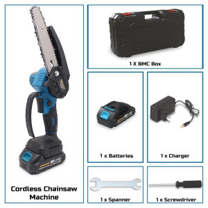 BOSCH Chainsaw Cordless Chainsaw 6inch Mini Chainsaw Gergaji Elektrik Saw Wood Cutter Mesin Potong Pokok