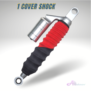 Sarung Shockbreaker Belakang Slimfit PREMIUM - Cover Pelindung Shock belakang sepeda Motor - Cover Shockbreaker - Bungkus Shockbreaker - Shockbreaker - Cover Shokbreker – Universal Cover Shockbreaker