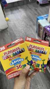 hộp *36 cây sáp màu rửa được (washable crayons)*