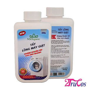 Bột tẩy Lồng Máy Giặt NS Organic Washing Machine Drum Cleaner Powder 300g (diệt khuẩn lên đến 999% làm sạch và khử mùi lồng giặt) 2Trucos