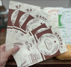 HN 100 Túi đựng bánh mì pate giá rẻ - Đảm bảo an toàn và chất lượng tươi ngon nhất ( Túi giấy đựng bánh mì )