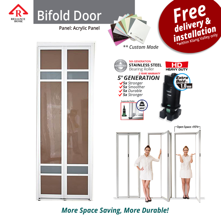 [PRE-ORDER] Bifold Door (Acrylic Panel), Bifold Door, Acrylic Door ...