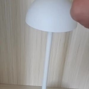 SXH Mushroom table lamp tall metal table lamp suitable for bars and lounges USB Rechargeable touch-controlled bedside lamp for creating a cozy atmosphere
