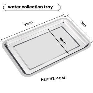 Stainless Steel Baking Tray with Removable Mesh Basket 2pcs Set for Oven and Oil Drain