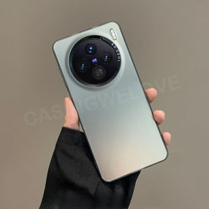 Vỏ cho Vivo X200 Pro 5g x 200 x200pro Mini 2024 sang trọng kim loại Aurora Điện thoại mờ trường hợp shockprooft lưng mềm Bìa