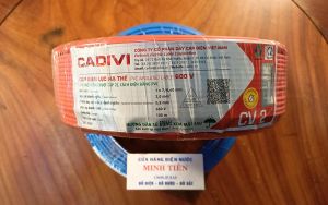 (Bán lẻ 5 mét) Dây điện đơn Cadivi dây cáp điện đơn Cadivi  CV 1.5 CV 2.0 CV 2.5 CV 3.5 CV 4.0 lõi đồng bọc nhựa PVC