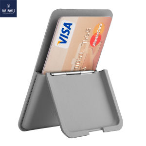 Wwu กระเป๋าสตางค์แม่เหล็กกระเป๋าเก็บบัตรสำหรับ iPhone 16 15 14 13 12หนัง PU ที่ยึดโทรศัพท์มือถือได้สูงสุด3ใบ
