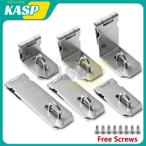 2/3/4/5 Inch Safety Door Hasp Lock Stainless Steel Heavy Duty 90°/180° Door Shed Latch Lock